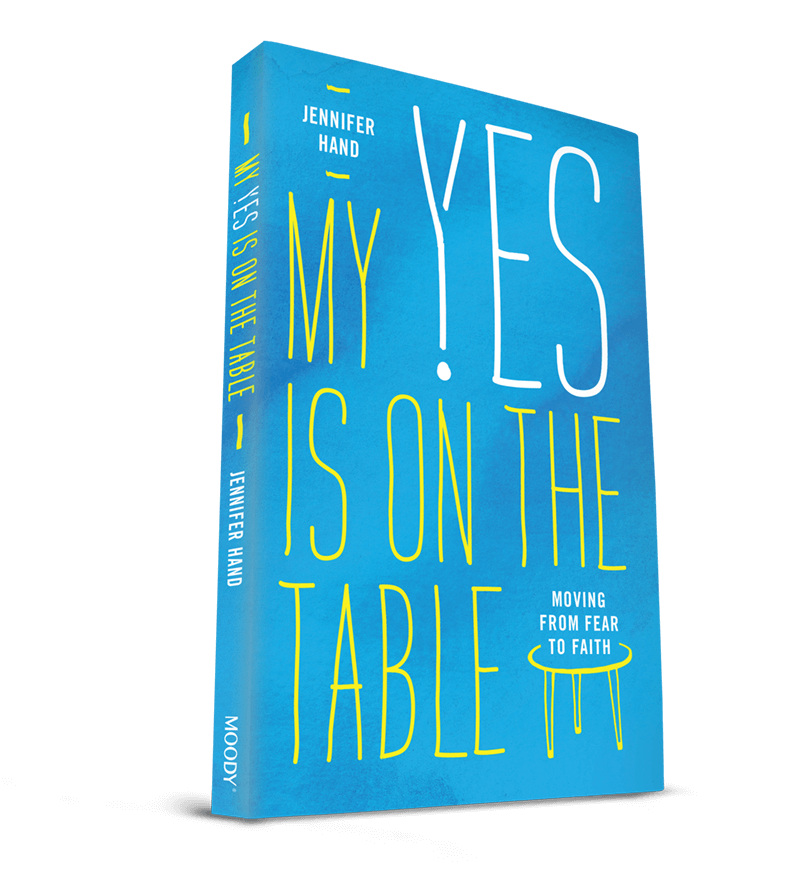 Jennifer Hand: My Yes is on the Table Book Release