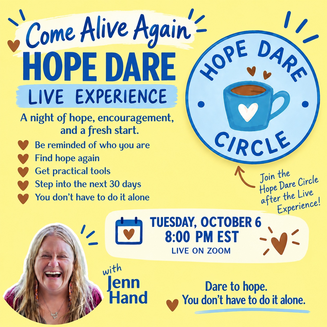 Come Alive Again: A Hope Dare Live Experience
